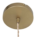 Mexlite Pendelleuchte GRAZIOGLASS, E27, � 14cm, messing