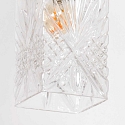 Mexlite pendant luminaire GRAZIOGLASS ?10cm E27 IP20, brass