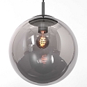 Steinhauer pendant luminaire BOLLIQUE round E27 IP20, black dimmable