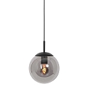 Steinhauer pendant luminaire BOLLIQUE round E27 IP20, black dimmable