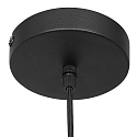 Steinhauer pendant luminaire BOLLIQUE round E27 IP20, black dimmable