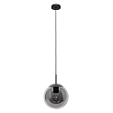 Steinhauer pendant luminaire BOLLIQUE round E27 IP20, black dimmable