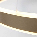 Steinhauer pendant luminaire RINGLUX LED IP20, gold dimmable