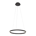 pendant luminaire RINGLUX LED IP20, black dimmable