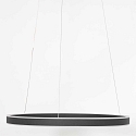 Steinhauer pendant luminaire RINGLUX LED IP20, black dimmable