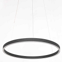 Steinhauer pendant luminaire RINGLUX LED IP20, black dimmable