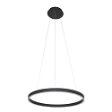 Steinhauer pendant luminaire RINGLUX LED IP20, black dimmable