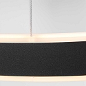 Steinhauer pendant luminaire RINGLUX LED IP20, black dimmable
