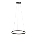 Steinhauer pendant luminaire RINGLUX LED IP20, black dimmable