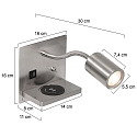 wall luminaire UPROUND 1 flame GU10 IP20