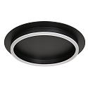 ceiling luminaire RINGLUX 1 flame IP20, black dimmable
