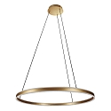 Steinhauer pendant luminaire RINGLUX up / down IP20, gold dimmable