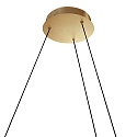 Steinhauer pendant luminaire RINGLUX up / down IP20, gold dimmable
