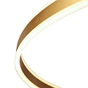 Steinhauer pendant luminaire RINGLUX up / down IP20, gold dimmable