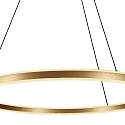 Steinhauer pendant luminaire RINGLUX up / down IP20, gold dimmable