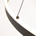 Steinhauer LED Pendelleuchte RINGLUX Up/Down, � 100cm, 2x40W, 2700K, 7200lm, IP20, CRI>90, dimmbar, schwarz