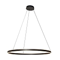 Steinhauer LED Pendelleuchte RINGLUX Up/Down, � 100cm, 2x40W, 2700K, 7200lm, IP20, CRI>90, dimmbar, schwarz