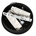 Steinhauer LED Pendelleuchte RINGLUX Up/Down, � 100cm, 2x40W, 2700K, 7200lm, IP20, CRI>90, dimmbar, schwarz