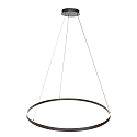 Steinhauer LED Pendelleuchte RINGLUX Up/Down, � 100cm, 2x40W, 2700K, 7200lm, IP20, CRI>90, dimmbar, schwarz