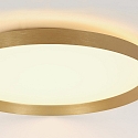 Steinhauer LED Deckenleuchte FLADY Up/Down, � 40cm, 30W+6W, 2700K, 3500lm, IP20, CRI>90, dimmbar, gold