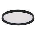 LED Deckenleuchte FLADY Up/Down, � 50cm, 40W+8W, 2700K, 4600lm, IP20, CRI>90, dimmbar, schwarz