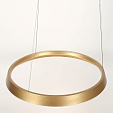 Steinhauer pendant luminaire RINGLUX IP20, gold dimmable