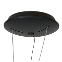 Steinhauer LED Pendelleuchte � 60cm, 50W, 2700K, 4000lm, IP20, CRI>90, dimmbar schwarz