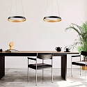 Steinhauer LED Pendelleuchte � 60cm, 50W, 2700K, 4000lm, IP20, CRI>90, dimmbar schwarz