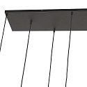 Steinhauer pendant luminaire REFLEXION 9 flames GU10 + E27 IP20, brass dimmable