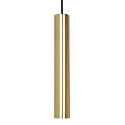Steinhauer LED Pendelleuchte BOLLIQUE, 9-flammig, GU10 + E27, 4,9W, IP20, dimmbar, messing