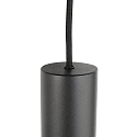 Steinhauer pendant luminaire BOLLIQUE 5 flames GU10 + E27 IP20, black dimmable