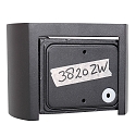 Steinhauer LED Au�enwandleuchte LOGAN 2x3W, 2700K, 480lm, IP54, CRI>80, D�mmerungssensor, dimmbar, schwarz
