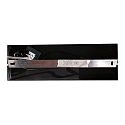 Steinhauer Wandleuchte GLASLIC 2-flammig, 2 x E27, IP20, dimmbar, schwarz,bronze,amber