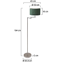 Mexlite Mexlite Stehleseleuchte 1-fl. 