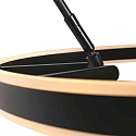 Steinhauer floor lamp RINGLUX IP20, dimmable