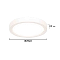 Steinhauer ceiling luminaire CEILING AND WALL IP44, dimmable