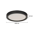 Steinhauer ceiling luminaire CEILING AND WALL IP44, dimmable
