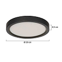 Steinhauer ceiling luminaire CEILING AND WALL IP44, dimmable