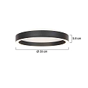 Steinhauer ceiling luminaire RINGLUX IP20, dimmable