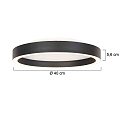Steinhauer ceiling luminaire RINGLUX IP20, dimmable