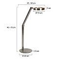 Steinhauer table lamp RINGLUX IP20, dimmable