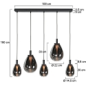 Steinhauer Steinhauer Hängeleuchte 5-fl. 