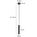 Steinhauer Mexlite Pendelleuchte 1-fl. 