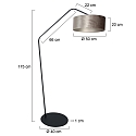 anne light & home Anne Light Stehleuchte 1-fl. 
