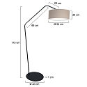 anne light & home Anne Light Stehleuchte 1-fl. 