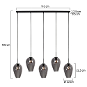 Mexlite Mexlite Pendelleuchte 5-fl. 