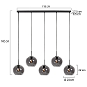 Mexlite Mexlite Pendelleuchte 5-fl. 