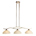 Steinhauer pendant luminaire ANTHEA E27 IP20, dimmable