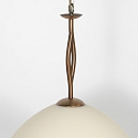 Steinhauer pendant luminaire ANTHEA E27 IP20, dimmable