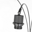 Steinhauer floor lamp SPARKLED LIGHT E27 IP20, dimmable